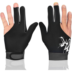 Breathable Mesh Back Snooker Gloves Anti Sweat Quick Dry Fabric Silicone Palm Pool Cue Sport - Product Image 4