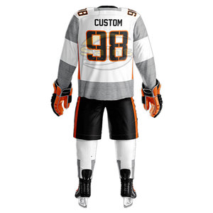 Uniforme de Hockey sobre Hielo Profesional de Color Sólido, Transpirable, de Poliéster, Último Diseño, Ropa Deportiva para Exteriores, Más Vendido - Product Image 3