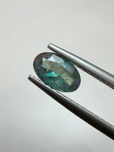 Piedra Preciosa Suelta de Alejandrita, Corte Ovalado, Verde Azulado, Facetada, Certificada por IGI, 0.55 Ct, 4.30x6.90 mm, Piedra Natural, Gema Coleccionable Rara - Product Image 3