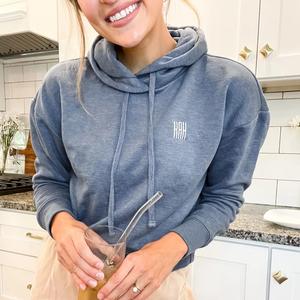 เสื้อฮู้ดดี้ครอปแบบปรับแต่งได้ |   เสื้อครอปผู้หญิง - Product Image 4