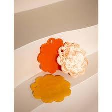 Planche à découper en résine faite à la main, ronde, épaisse, en silicone, en forme de fleur, rose, antidérapante, passe au lave-vaisselle - Product Image 5