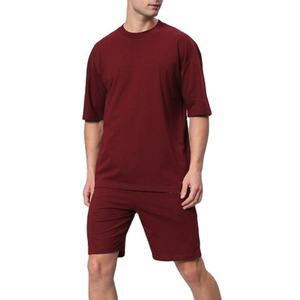 Ensemble de jogging décontracté deux pièces pour homme en fibre de bambou respirante de haute qualité, idéal pour la gym et le fitness, personnalisable (ODM) – Satin - Product Image 6