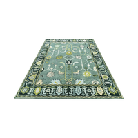 Large Vintage Tibetan Rug Solid Color Soft Non-Slip Handmade Eco-friendly PET Friendly Washable Stain Resistant Home Floor Area
