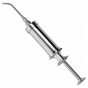 Seringue d'irrigation dentaire de qualité médicale à embout courbé pour soins bucco-dentaires, rinçage post-opératoire et procédure de nettoyage des canaux radiculaires - Product Image 1