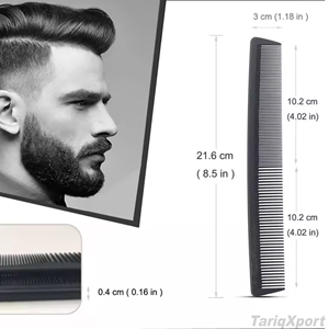 Peine Antiestático Ecológico para Cabello Liso, Peine de Doble Cara para Estilizar, Uso Profesional en Salón y en Casa para Peluqueros - Product Image 6