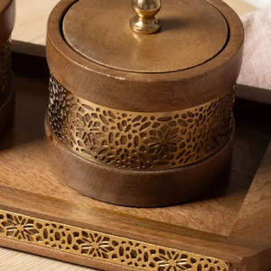 Juego de Bandejas para Incienso de Madera de Alta Calidad, Quemador de Incienso Clásico Bakhoor, Quemador de Incienso de Moda, Uso Regular, Calidad de Exportación - Product Image 1