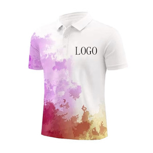 Camiseta Polo Personalizada para Hombre, 100% Poliéster, Nuevo Artículo de Alta Demanda, Transpirable, Manga Corta, Estampada, Tejida, Informal - Product Image 4