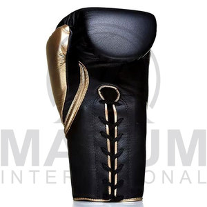 Premium Quality Leather Custom Logo Boxing Gloves - Product Image 6