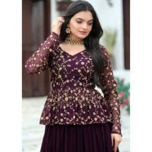 Vestido de Novia Elegante Lehenga Choli para Damas de Honor e Invitadas - Product Image 2