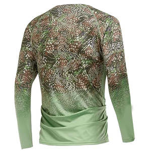 เสื้อตกปลา UPF50+ สำหรับผู้ชาย แห้งเร็ว ระบายอากาศได้ดี เสื้อกีฬา ไซส์ใหญ่ เสื้อตกปลา เสื้อผ้าตกปลา แบบซับลิเมชั่น - Product Image 4