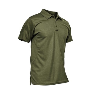 Polo de manga corta para hombre, camisa con logotipo personalizado, OEM, de talla grande - Product Image 1