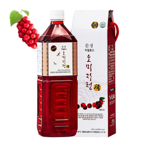 [MKM] Sirop Omija Wild Xyolse 1000ml Boisson Liquide Santé 5-HTP Vitamine C Contenant Plastique Qualité Alimentaire Tous Âges Extrait Végétal - Product Image 1