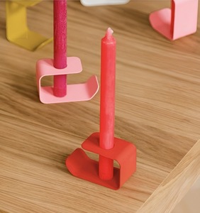 Ensemble de 2 porte-bougies en acier inoxydable personnalisés avec finition thermolaquée pour la décoration de bureau et de salon - Product Image 1