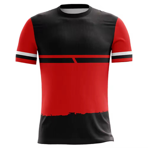 เสื้อฟุตบอลซับลิเมชั่นคุณภาพสูง โพลีเอสเตอร์ 100% รุ่นใหม่ล่าสุด รับผลิตตามสั่ง (OEM) ขายส่ง พร้อมบริการพิมพ์ลายซับลิเมชั่น สำหรับผู้ใหญ่ทุกเพศ - Product Image 1