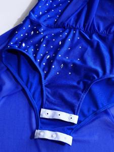 Vestido de Danza Lírica para Niñas de 6 a 16 Años, Traje de Danza con Falda Dividida, Ropa de Danza para Actuaciones, Competiciones de Danza, Recitales, Bailes de Salón - Product Image 5