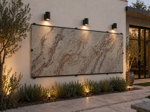 Revêtement mural fin en ardoise flexible en pierre naturelle blanche S pour applications décoratives intérieures et extérieures - Product Image 2