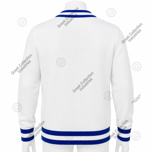 เสื้อคาร์ดิแกน Zeta ZPB สำหรับสตรี ลายตัวอักษรกรีก  ถักจากอะคริลิก 100%  หนา แห้งเร็ว ติดกระดุมด้านหน้า มีกระเป๋า  สไตล์วาร์ซิตี้ - Product Image 2