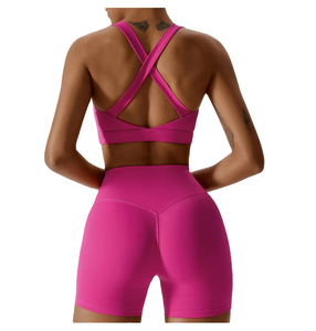 Heavy Fashion Printed Fitness Workout Yoga Set Sports Bra And Legging Set - Product Image 3