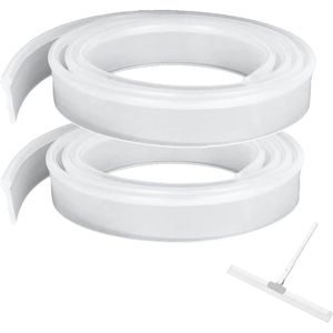 Juego de 2 Cuchillas de Repuesto de Silicona de 41 Pulgadas para Escobillas de Goma, para Puertas de Vidrio, Puertas de Ducha y Ventanas - Product Image 1