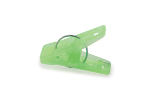 Green PP Plastic Multifunction Clothes <b>Peg</b> Stainless Steel Spring Rectangle Design for Living Room Use Durable Minimalist Style - Product Image 1