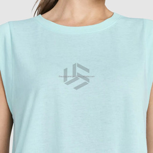 New Design Summer Fashion Casual Sleeveless Gym Running Fitness Muscle Plus Size Women Tank <b>Tops</b> - Product Image 6