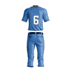Breathable Best Selling Men's <b>Baseball</b> Uniform <b>Sets</b> Quick Dry Customized Logo Team Wear 100% Polyester - Product Image 2
