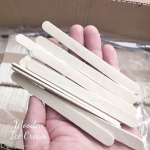 Bâtonnets en bois pour crème glacée, écologiques, taille 114 mm, bords droits et polis, emballage en lot pour fabricants de crème glacée - Product Image 4