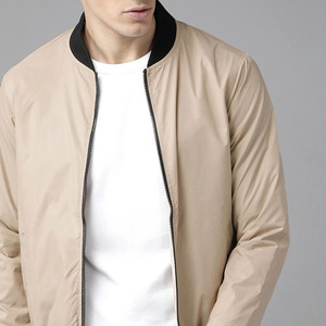 Blouson Bomber à simple boutonnage, Blousons universitaires, Blouson de baseball imperméable avec logo personnalisé pour hommes - Product Image 5