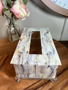 NEHA ENTERPRISES Marble Tissue <b>Box</b> Organizer Stylish Decorative Tissue Holder for Bathroom <b>Vanity</b> and Living Room - Product Image 6