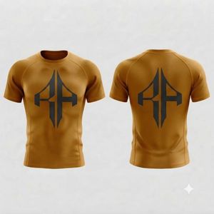Rashguard de MMA de RIVIAN ATLANTIC, Material de Spandex/Poliéster, Impresión por Transferencia de Calor de Alta Calidad, Manga Corta para Adultos - Product Image 1