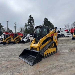 Chargeuse compacte sur pneus CAT modèle 299D3, engin de construction robuste avec moteur Caterpillar et boîte de vitesses à pompe, en stock - Product Image 6