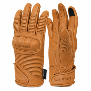 Gants de moto en cuir véritable de haute qualité, respirants et légers, pour la conduite en ville, les voyages et les sports. - Product Image 4