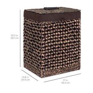 <b>Large</b> Size <b>Storage</b> <b>Baskets</b> with Lid and Fabric Liner Sustainable Fiber for Home Organization and Retail Store Factory Price - Product Image 2