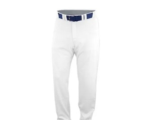 Men's Baseball Uniform Set Navy Blue <b>Red</b> Accent Short Sleeve Jersey Pants Moisture Wicking V-Neck Athletic Fit Sublimated Print - Product Image 6