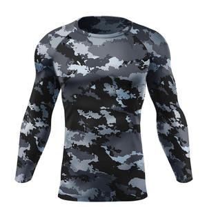 เสื้อรัดกล้ามเนื้อแบบซับลิเมชั่นสำหรับทุกเพศทุกวัย น้ำหนักมาก รับสกรีนโลโก้ สำหรับฝึกศิลปะการต่อสู้ โนกิ แกรปลิง ยิวยิตสู บีเจเจ ระบายอากาศได้ดี แห้งเร็ว - Product Image 1