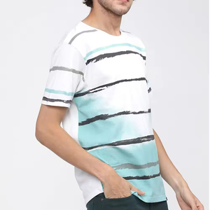 Camiseta Unisex Personalizada y Elegante, Cuello Redondo, Algodón Grueso, Talla Grande, Deportiva - Product Image 2