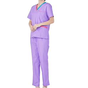 Wholesale Women's Medical Scrubs Stretch Fabric Hospital Uniform with Custom Logo and Private Label Manufacturing - Product Image 5