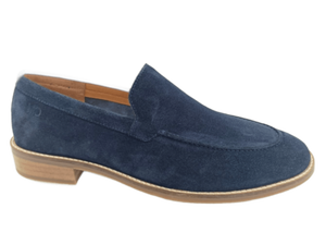Mocasines de Hombre Color Azul Marino, Punta Redonda, Transpirables, con Entresuela de EVA y Suela de Goma, para Oficina y Trabajo, Color Oliva - Product Image 4