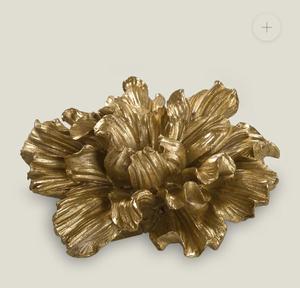 Gold Plated Metal Floral Wall Art Bohemian Style Handmade <b>Decor</b> Medium 25-32 Inch <b>Home</b> Decoration - Product Image 3