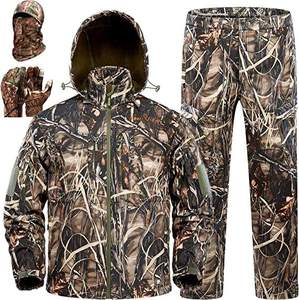 Nouvelle Collection 2026 Shero : Vêtements de Chasse Softshell pour Hommes – Veste et Pantalon de Chasse Unis, Imperméables et Isolés - Product Image 1