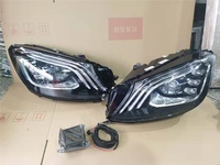 Bloc optique avant pour Mercedes Benz Classe S W222 S350 S450, mise à niveau de l'ancien au nouveau look, de la version basse à la version haut de gamme