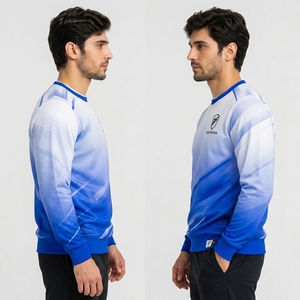 Plain Basic Sweatshirt for Men Winter Ready Warm Sublimation Sweatshirt Breathable Cotton <b>Blend</b> Sweatshirt Made in Pakistan - Product Image 5