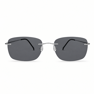 Frameless Eyeglasses Anti Blue Light UV420 Square Titanium Lightweight Pure Titanium Custom Rx Designer - Product Image 1