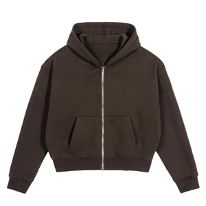 Customized Streetwear Zipper <b>Hoodie</b> Men Women Unisex DTG DTF Printing Custom Branding Supplier Worldwide Shipping Available - Product Image 1