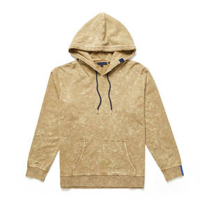 2026 New Arrival Men Acid Washed Hoodies Basics Cotton Blended Custom Logo Design Acid Washed Hoodies with screen printing logo - Product Image 6