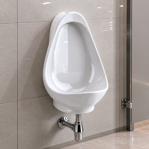 Urinario de Cerámica Ovalado Estilo Europeo 2026 |   Sanitarios Modernos Suspendidos en Pared para Proyectos Comerciales Modernos - Product Image 4