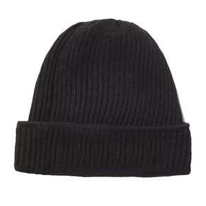 Hat Solid Color Casual <b>Winter</b> <b>Cap</b> 100% Acrylic Computer Knitted Ribbed Design Adult Size 56-58CM - Product Image 1