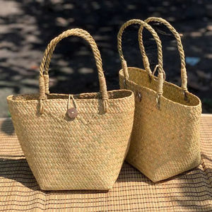 Las Mejores Bolsas de Mano para Mujer a Precio Económico, Bolsas de Playa de Paja de Seagrass, Bolsos de Mano para Mujer - Product Image 3