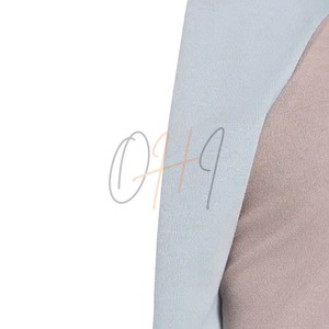เสื้อยืดคอกลมแขนสั้นผู้ชาย ลายตัวอักษร สีบล็อก ทรงโอเวอร์ไซส์ ความยาวปกติ ระบายอากาศได้ดี ผ้าฝ้ายถักน้ำหนัก 320 กรัม - Product Image 6