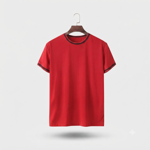 T-shirt pour homme à prix raisonnable, 100 % coton, coupe oversize, impression personnalisée, service OEM, méthode de tricotage - Product Image 4